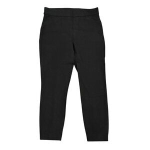 Spanx Womens Slimming Ankle Pants Size Large Black Rayon Blend